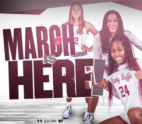 WTAMU_WBB's tweet photo. It’s Go Time Buff Nation!!
#MarchMadness #STLB https://t.co/lAth35fXzq