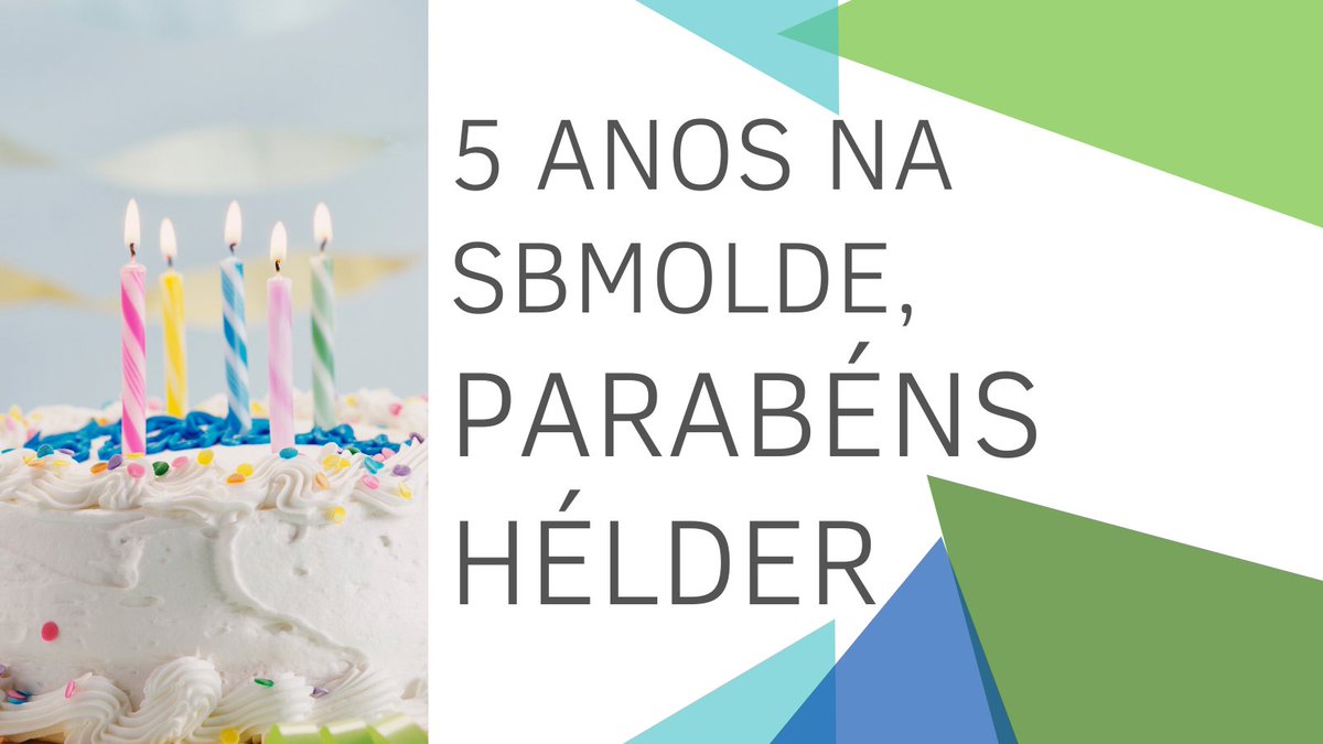 Hoje comemoramos o 5 aniversário do Hélder como membro da Equipa SB Molde. Muitos parabéns, que venham muitos mais.