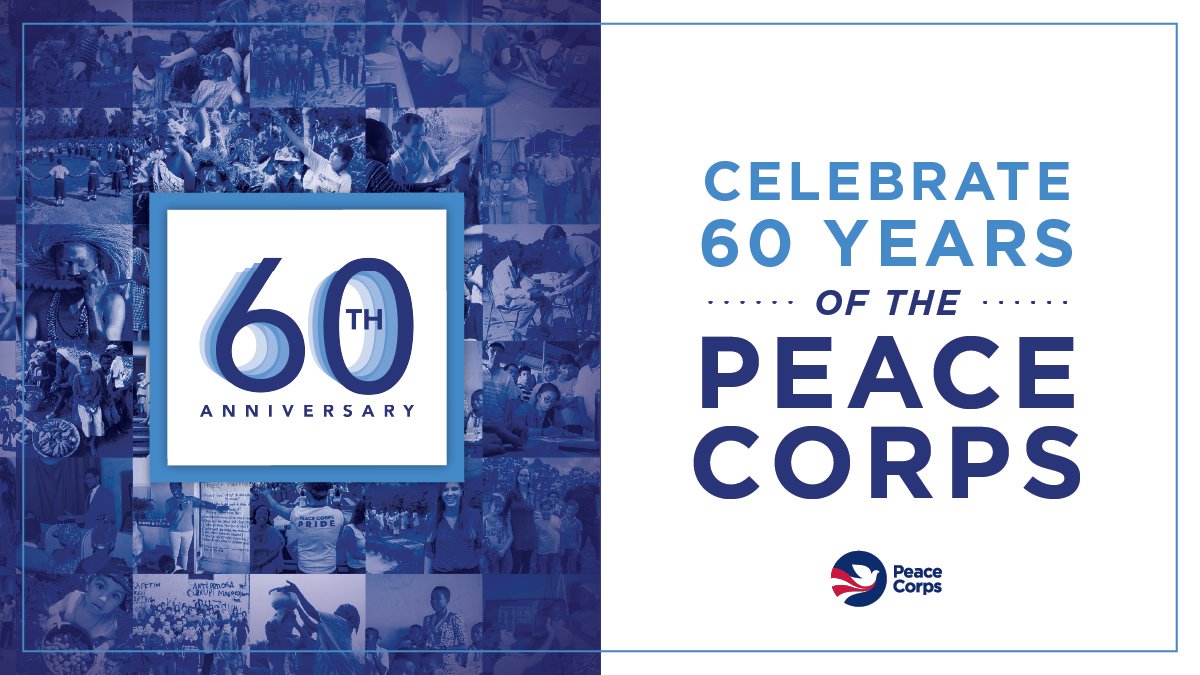 USAID's tweet photo. Did you know @PeaceCorps and USAID are both celebrating 60 year anniversaries this year?

Happy Birthday Peace Corps! And thank you to the more than 240K volunteers who have served since 1961! https://t.co/88IxFhrcBP