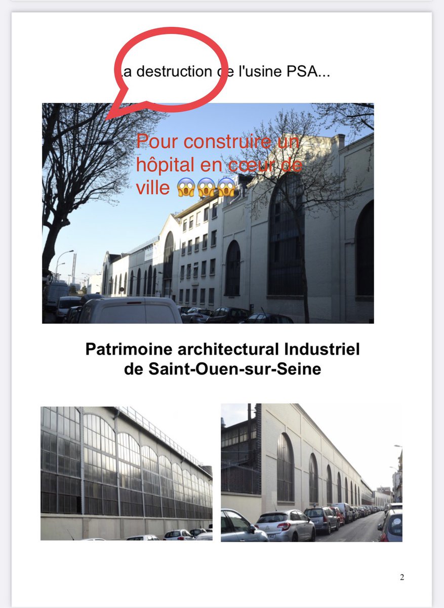 aux_actes's tweet photo. Un nouvel hôpital en plein cœur de #saintouen = thrombose de la ville, habitants asphyxiés, trafic décuplé, 250 hélicoptères par an. Projet obsolète à sa naissance, destruction du #patrimoine. CM extraordinaire sans consultation des #audoniens #citoyen @NousDemocratie #ecologie https://t.co/nVU7izPrAB