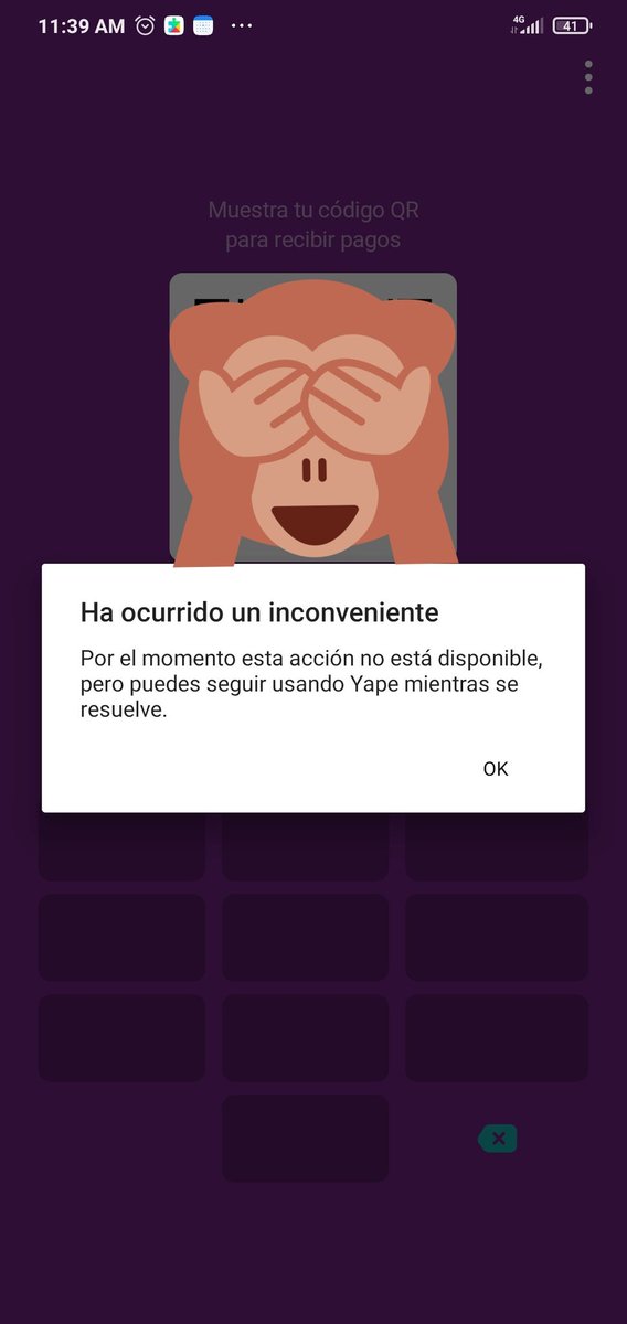 caroviaja's tweet photo. #Yape fallando 👀. Intento loguearme pero me indica que no está funcionando correctamente pero que SI PUEDO seguir usándolo. 🤔 @BCPComunica https://t.co/GTupzOLnVS