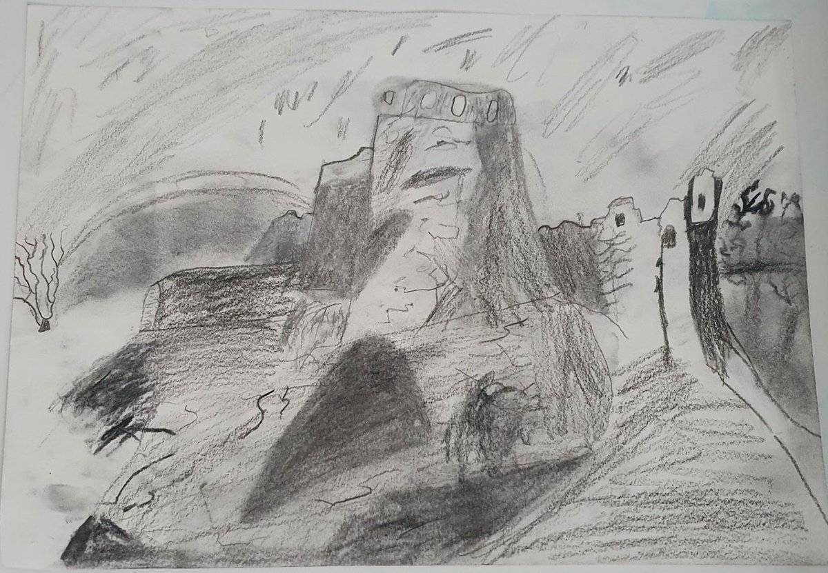High Street Primary (@highstreetps) on Twitter photo A sneak peek at the Eisteddfod art in #hspsY4. We have been drawing Welsh castles in charcoal inspired by <a href="/kevinwillart/">Kevin Williams Art</a> Ms Jones is one very proud teacher! #StDavidsDay #creative #charcoal A sneak peek at the Eisteddfod art in #hspsY4. We have been drawing Welsh castles in charcoal inspired by <a href="/kevinwillart/">Kevin Williams Art</a> Ms Jones is one very proud teacher! #StDavidsDay #creative #charcoal