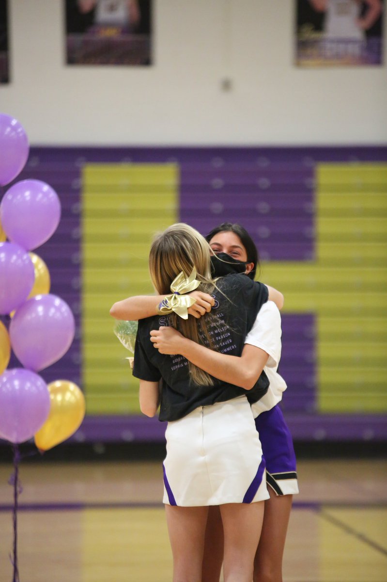 Eureka Cheer had their “Senior Night” and celebrated getting 4th in the state Sunday, February 28, 2021. All photos by Ali Pate