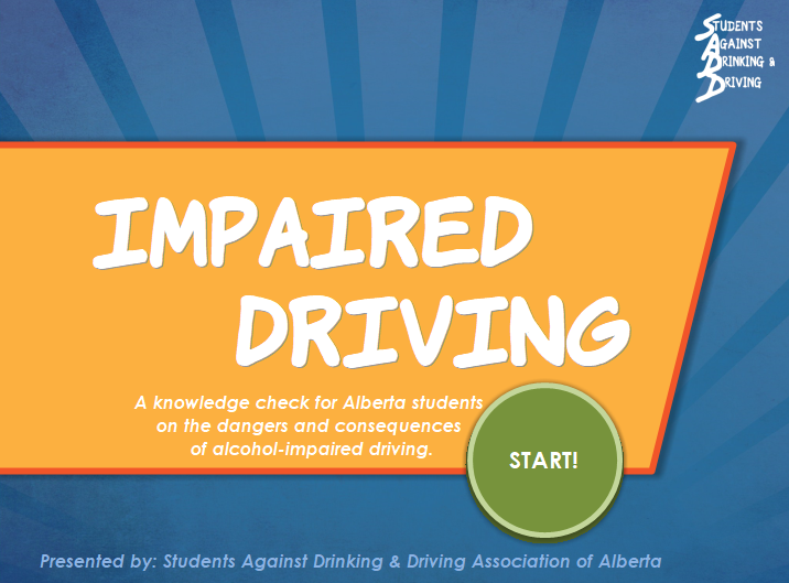 **New** FREE interactive online course for Alberta students about the dangers and risks of alcohol-impaired driving. bit.ly/3q6qoZ2 #abed #albertateachers