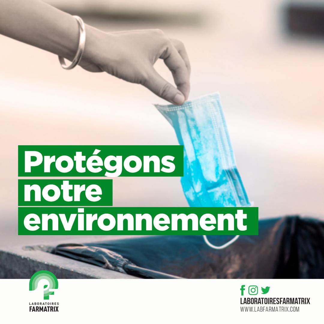 LFarmatrix's tweet photo. Protégeons notre environnement !
#COVID19 #SENSIBILISATION #LABORATOIRES #FARMATRIX ! https://t.co/Bt8kjpxXqd
