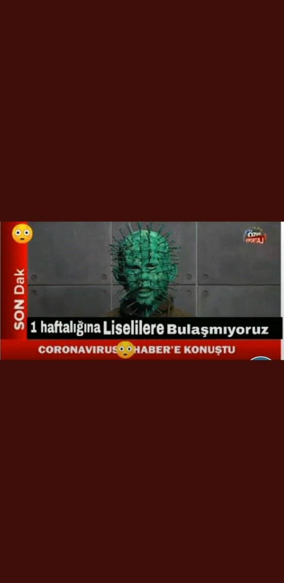 talhaaltinn's tweet photo. #NoticeTurkishStudents
Korona virüs a habere konustu 😔🙄😮 https://t.co/Yyzv0PEMEW