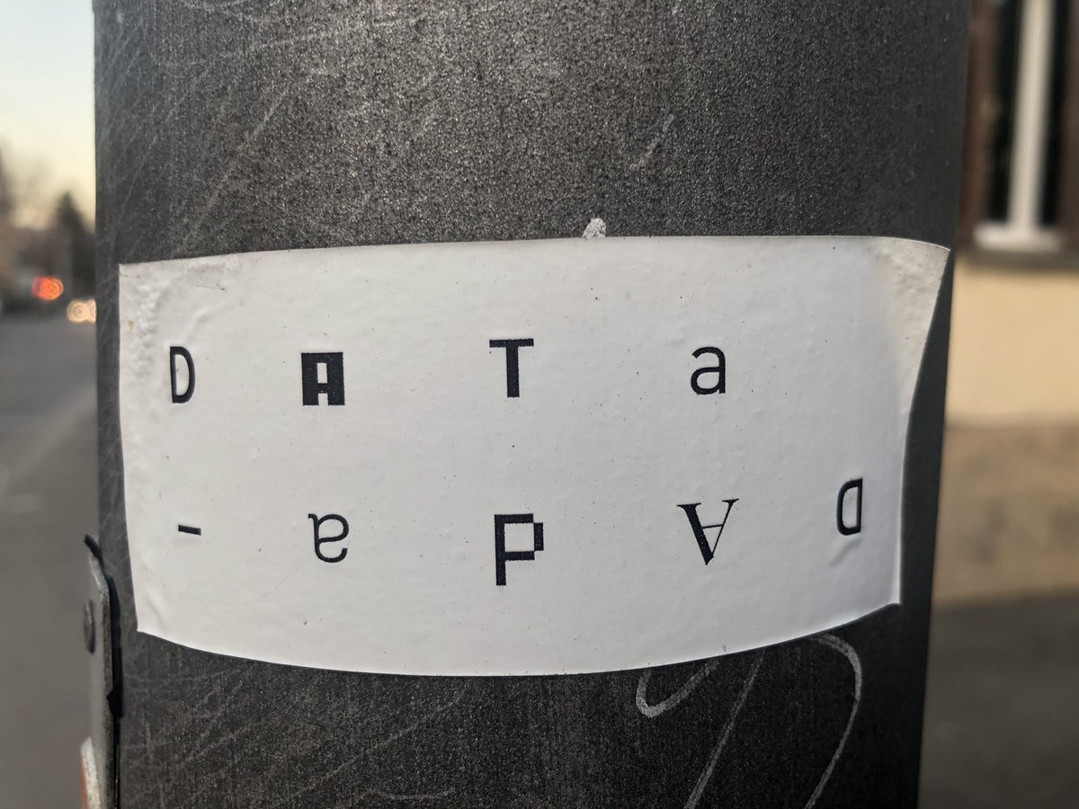 NZahn42's tweet image. #DataDada