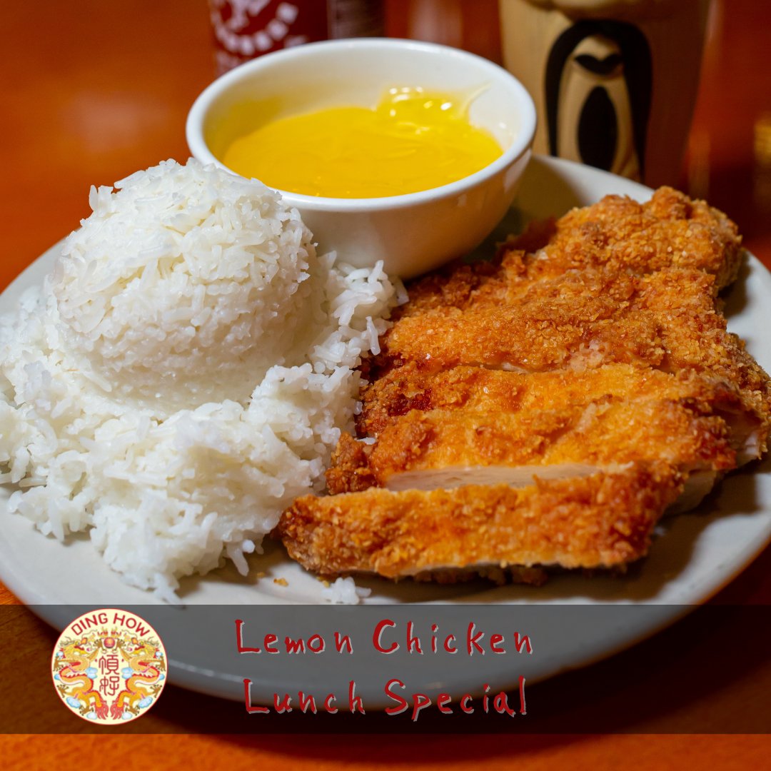 DingHowSA's tweet image. You can't go wrong with the Classics at #DingHowSA! Lemon Chicken is our wildly popular dish, with our signature Lemon Sauce that will blow your mind! Drop in for lunch today and drop those #Monday blues! #Yum

Menus: buff.ly/2PvqNpW
Order Online: buff.ly/2EX6qhk