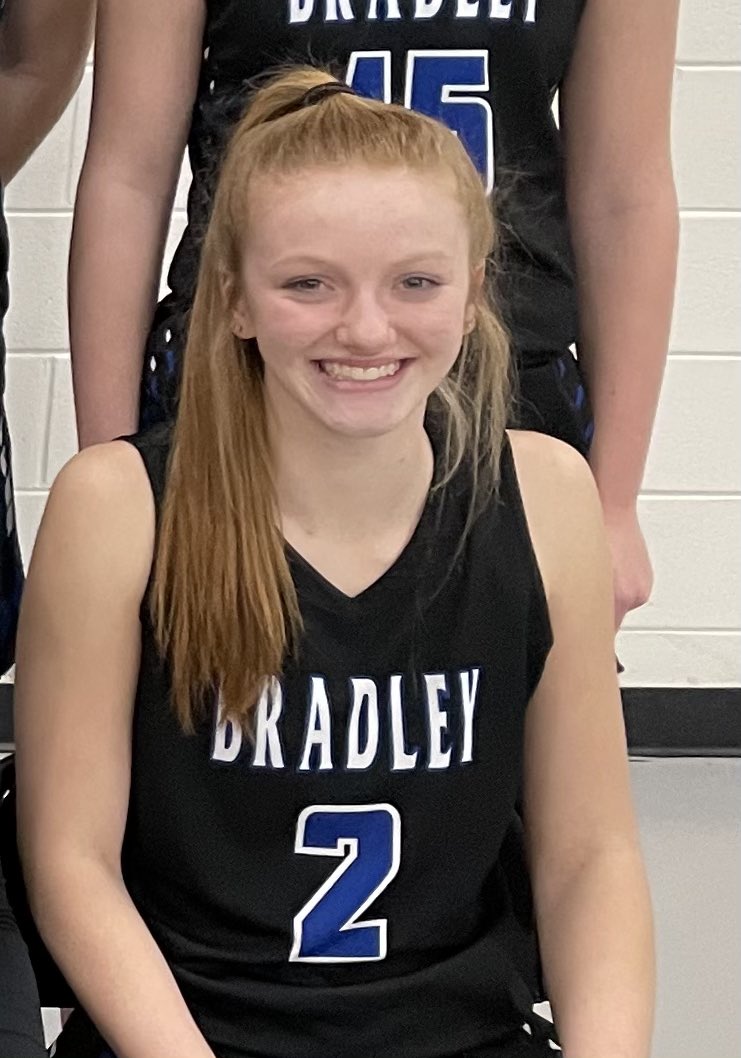 BradleyGBK's tweet photo. Congratulations to the following Bradley Girls Basketball players select All OCC Central Division.  Chloe Callahan Player of the Year and 1st Team and Scholar Athlete.  Carly Callahan 1st team.  Macy Chapman 2nd team.  Leigha Dennison Honorable Mention. https://t.co/JQg8qhcg0y