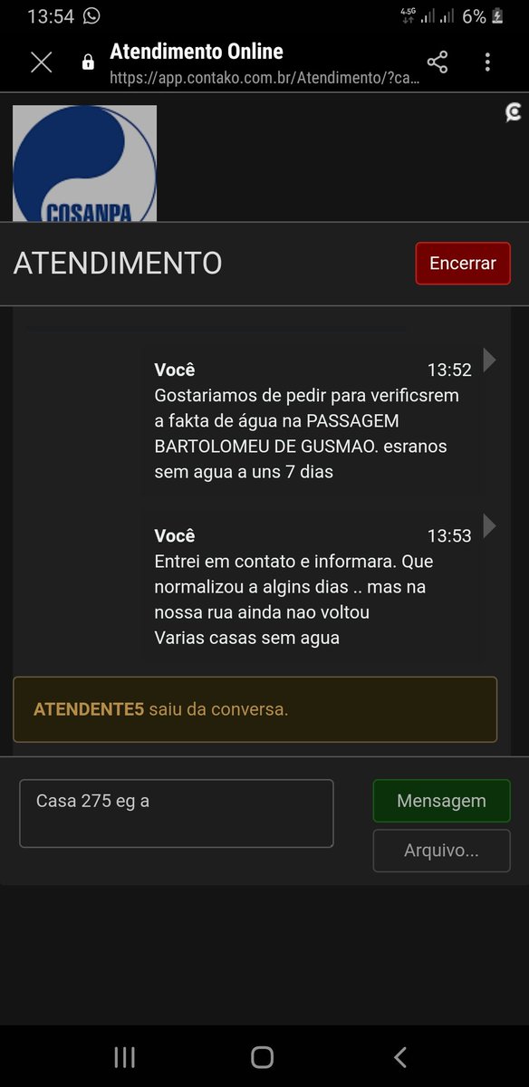 asjsandro's tweet photo. @cosanpaoficial De que adianta @cosanpaoficial vcs passarem essa instrução se os atendentes  nao estao querwndo atender????.  Quanso comecei a explicar ele saiu da conversa???? Que deaeeapeuro eh esse??? https://t.co/TedmO2MHEt