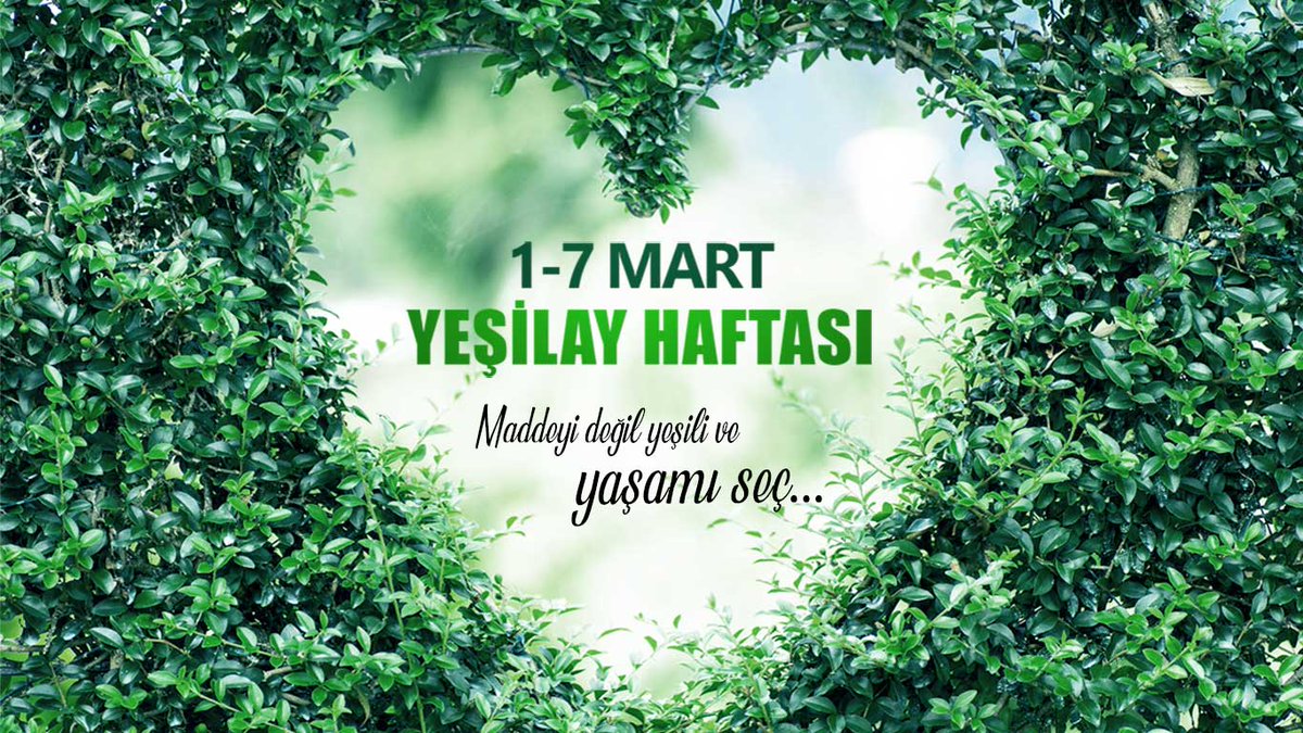 Yeşilay Haftası kutlu olsun. 💚<a href="/1920yesilay/">Yeşilay</a>