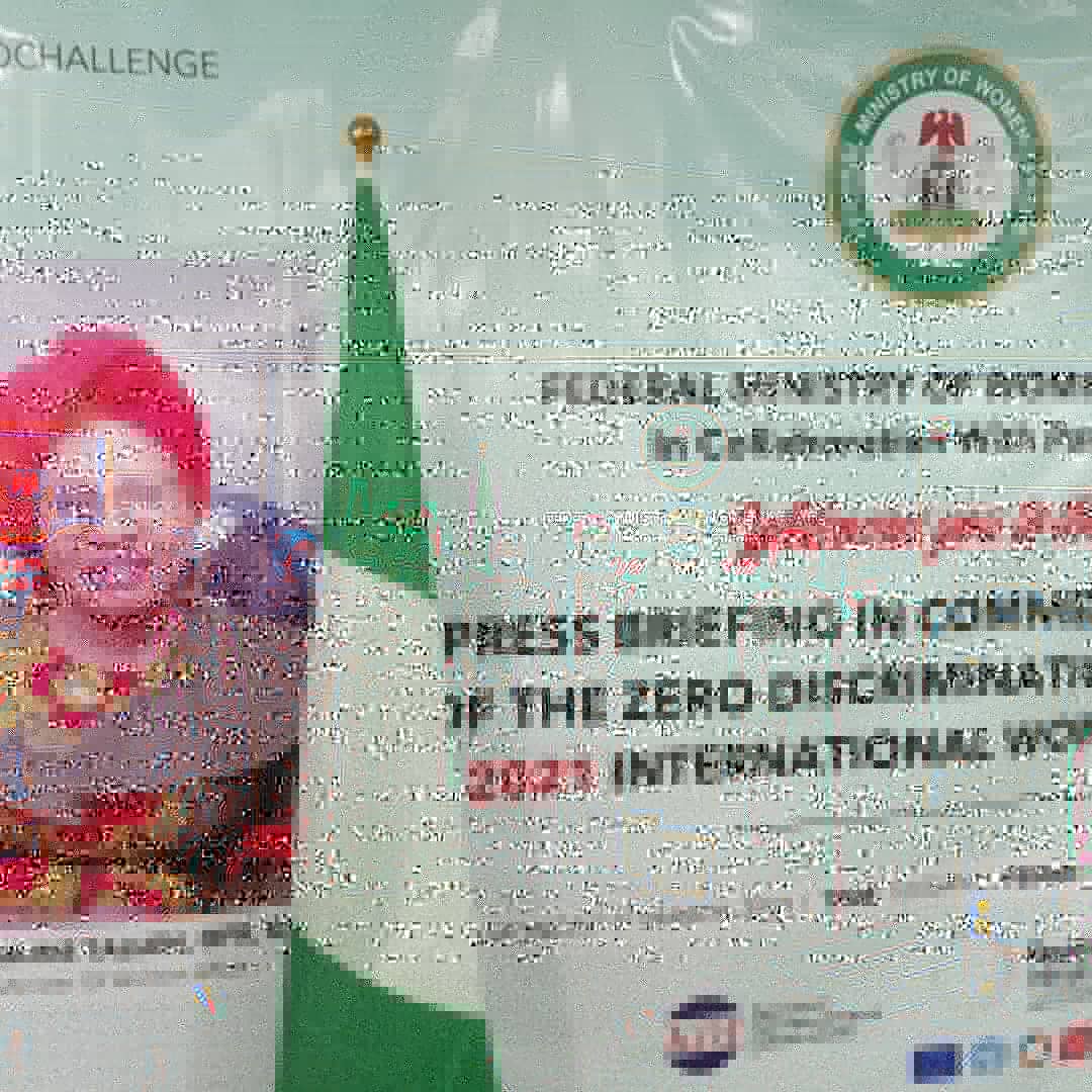 DewDropNGO's tweet photo. Dewdrop Foundation at the press briefing of The Federal Ministry of Women Affairs in commemoration of Zero Discrimination Day and International Women's Day IWD2021
#IWD2021 
#ChooseToChallenge 
#DDFchoosetochallenge https://t.co/DtEsoWnSKn