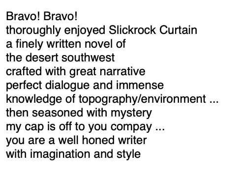 SlickrockC's tweet photo. From a well-respected literary critic, J.R. https://t.co/yHDMObJQEe