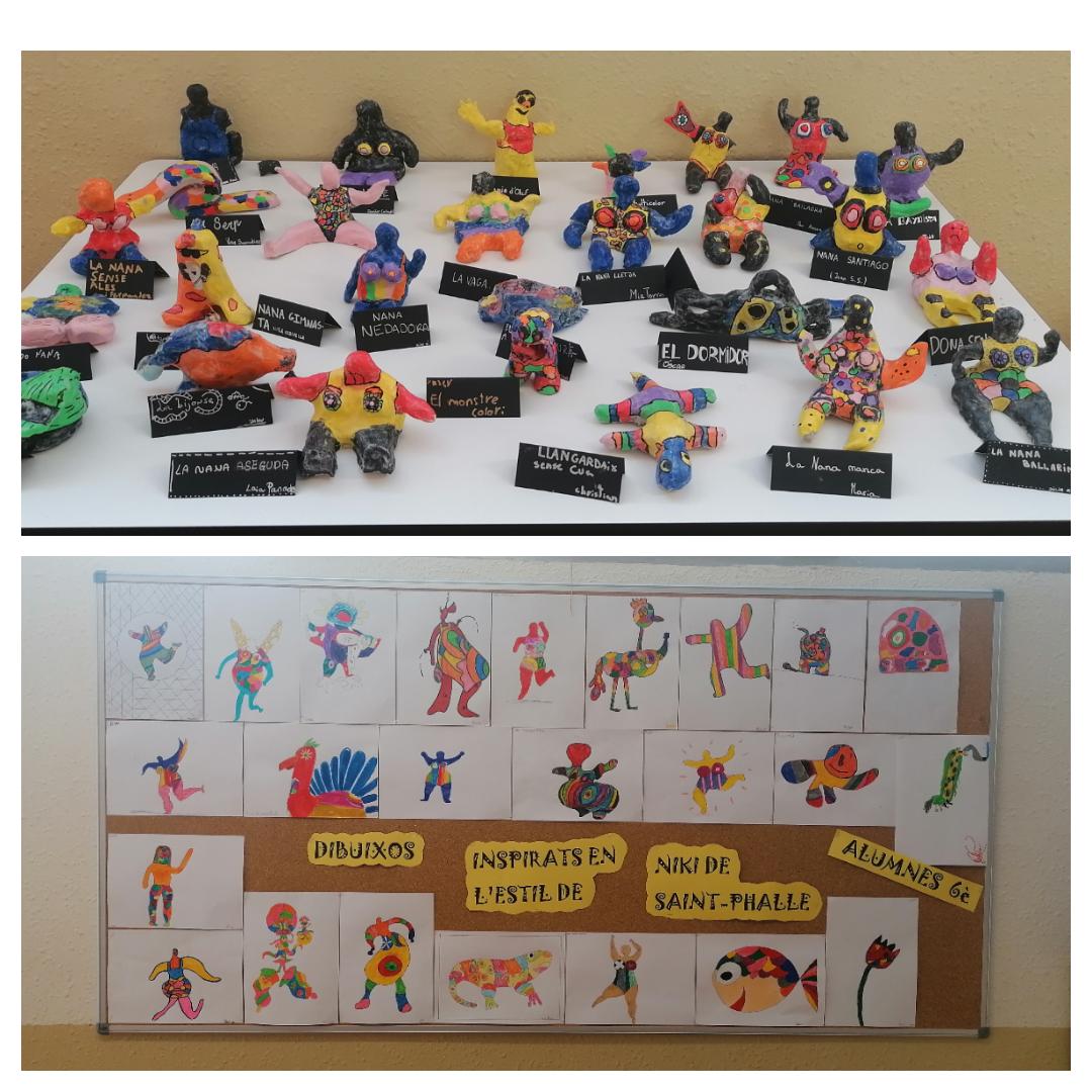 ElsPorxos's tweet photo. El de 6è de @ElsPorxos completem el projecte artístic sobre #NikideSaintPhalle. Acolorir, dibuixar, dissenyar i modelar amb fang. @consorciedubcn
Enriquim la #creativitat i omplim de #color el món. https://t.co/9uDCqftkdu