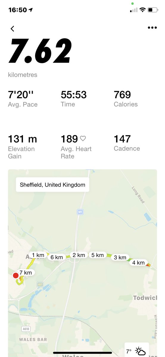 MrWardPE2's tweet photo. Just got back from a run (the first since middle of January)! I would never describe myself as a strong runner, however that one has made myself feel good! Long way to go but it’s a start 🙌🏼🏃🏻#PositiveVibes https://t.co/1JWtWtZigU