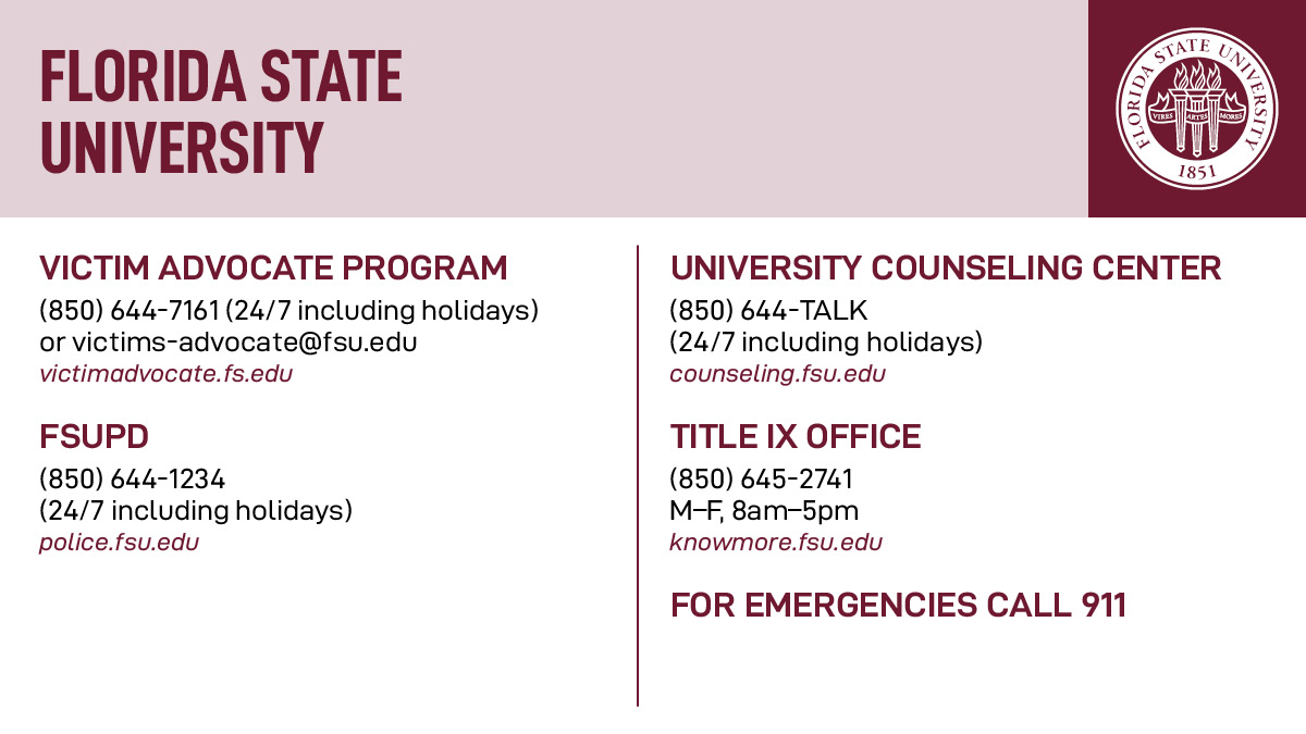 FSU Student Affairs tweet media