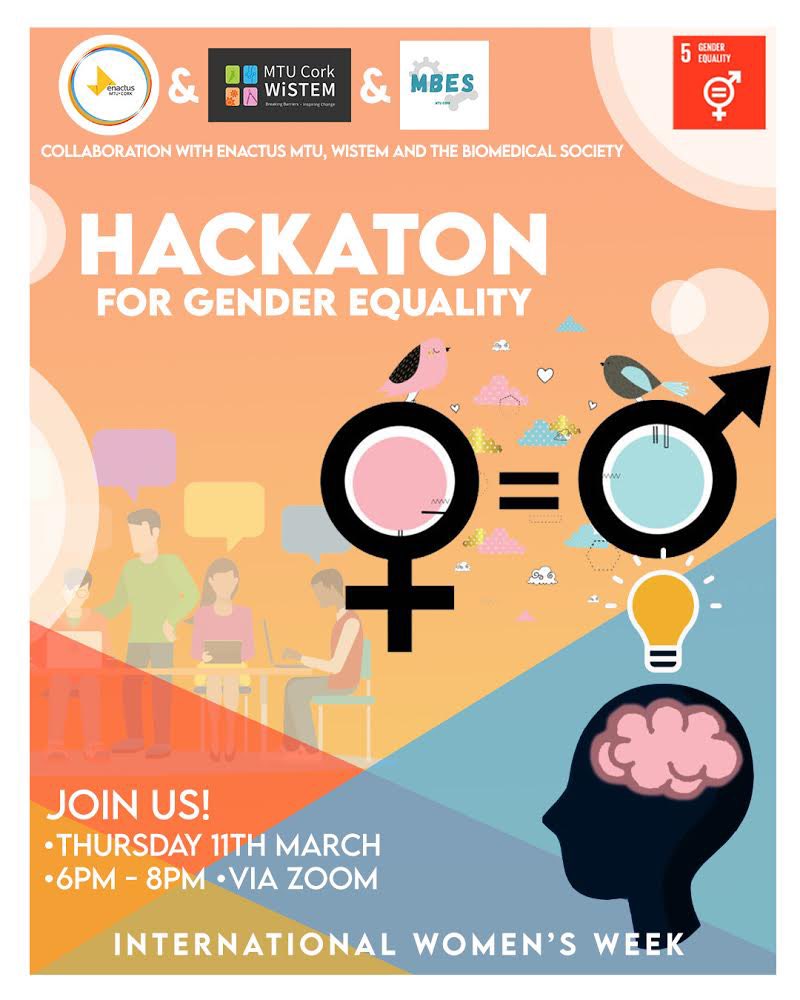 Enactus_MTU's tweet photo. 💻HACKATON🧠
The aim is to pool the ideas and experiences of a diverse selection of individuals to generate innovative tools and solutions to address the gender biases and imbalances that impact women on a life-long basis.
#enactusireland #mtusocieties https://t.co/KRcY0qjm3e