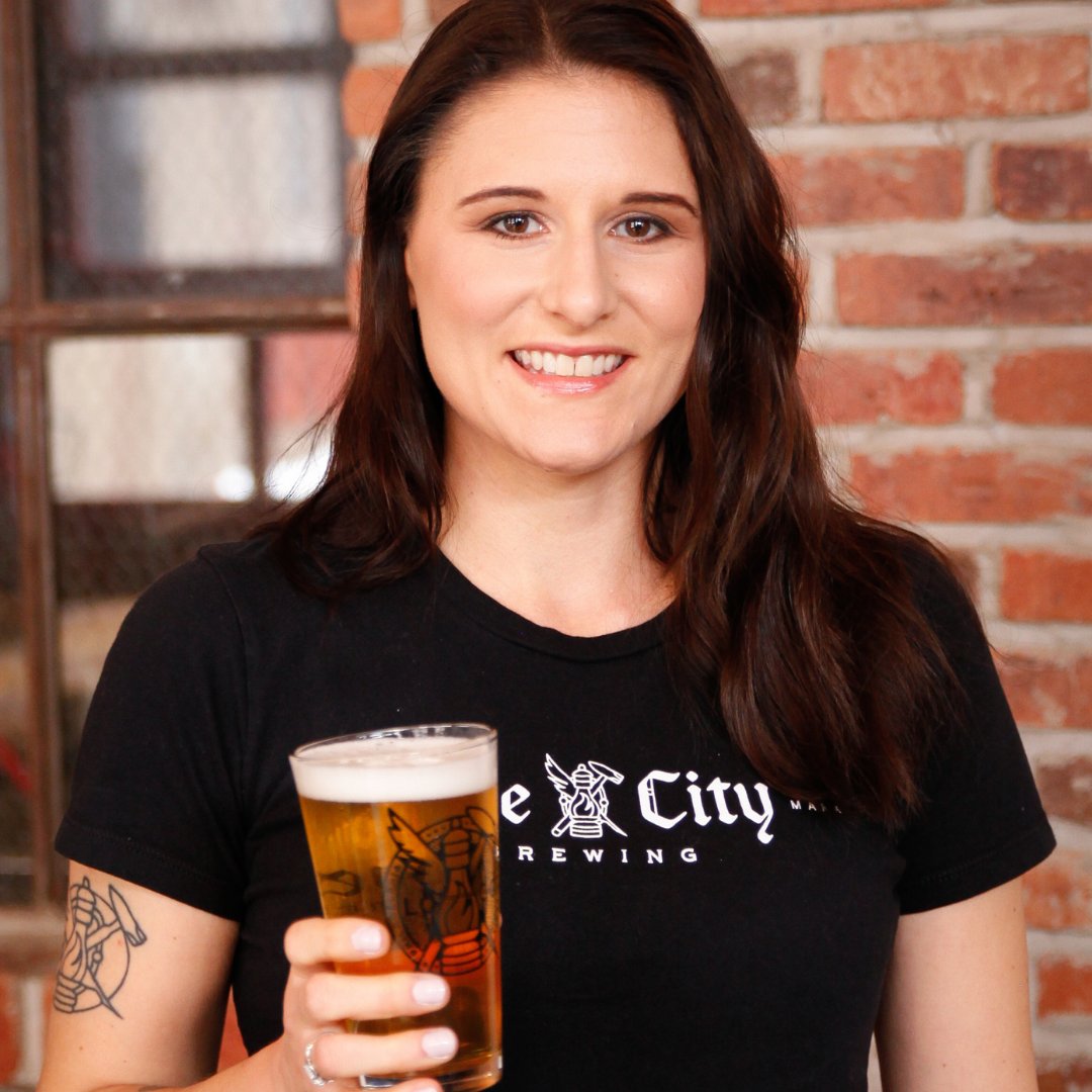 lovecitybrewing's tweet photo. As a #WomanOwnedAndOperated brewery, we're excited to celebrate Women's History Month! Starting it off by introducing you to the women of Love City Brewing:
@lovecitymelissa - Co-founder, CEO of everything that isn't the brewery https://t.co/rBHGpo9fac