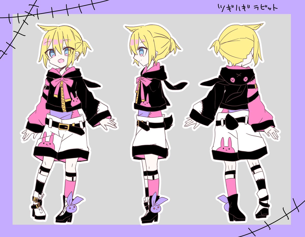 いままでのプロセカ衣装デザイン 時間足りてないし最初2枚は絵が下手すぎる 雨音もも Skeb のイラスト