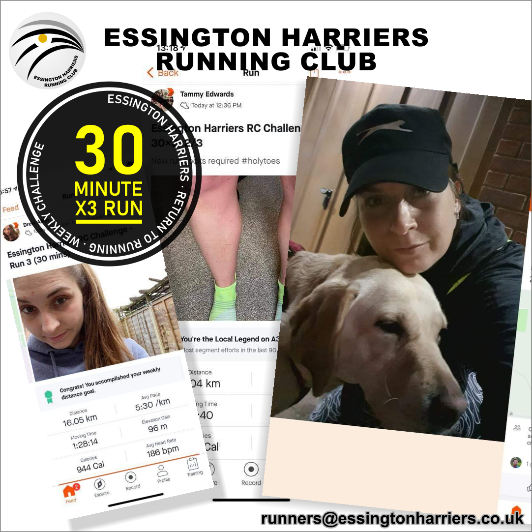EHRC_Runners's tweet photo. The Essington Harriers are taking on some weekly Return To Running challenges getting ready for when we can run as a club again later in March. 

We have limited Beginners spaces so if you're looking to start your running journey, contact us today! 
https://t.co/Kl8rgAeAPE
#C25K https://t.co/fW8AC80WyC