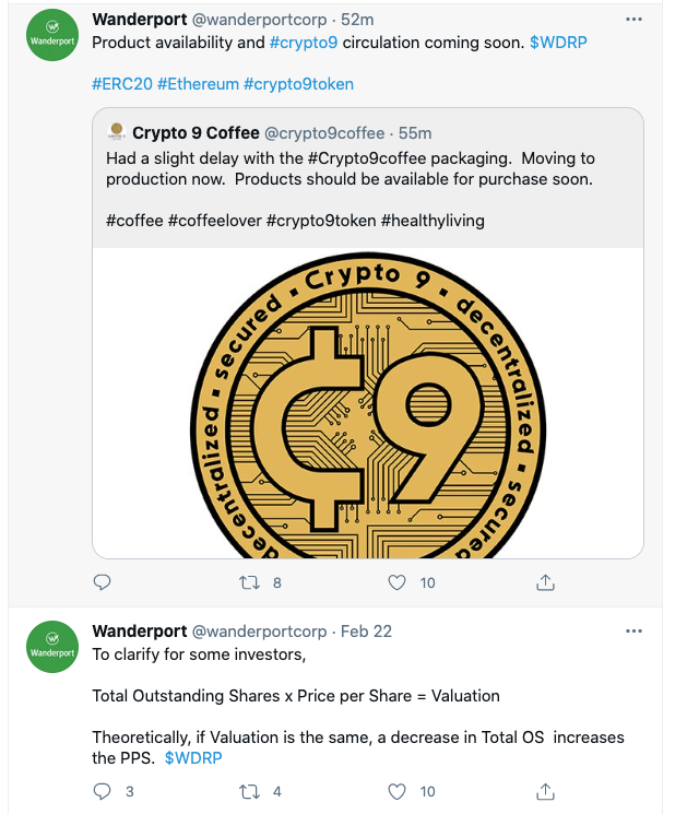 RadioSilentplay's tweet photo. $WDRP News: Product availability #crypto9 circulation coming soon. $WDRP
#ERC20 #Ethereum #crypto9token https://t.co/7G146g5crm
Bullish 8/21 Cross
Pink Current
Canceling shares news: WDRP News Canceling shares
https://t.co/XxtONifBjS
Last run .0210
61.8% extension .0339 https://t.co/YOws6wvfk3