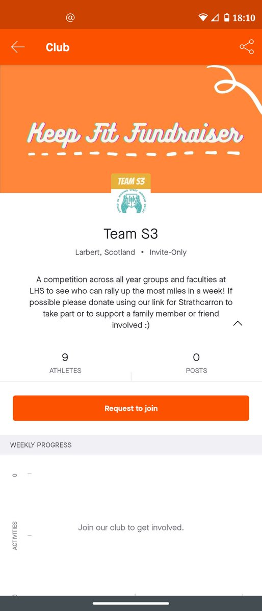 Finished my first walk of the week for the <a href="/S6Captains/">LHS Captains</a> Keep Fit challenge!