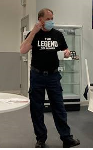 EHS_Alberta's tweet photo. Could you imagine working 36+ years at YOUR job? #YEG’s Kelly McLaughlin has been a dedicated #YourEMS paramedic for over 3 decades! Today we bid him a happy retirement and say thank you for decades of service to #Alberta patients https://t.co/SxcnH3KFRQ