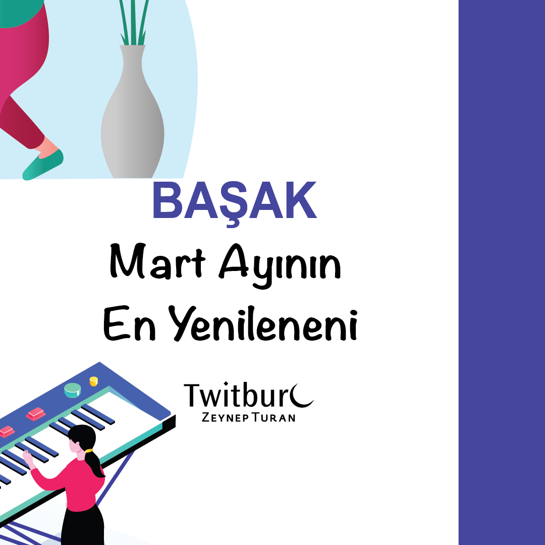 twitburc's tweet photo. 🎼BAŞAK: EN YENİLENENİ 
🎤 Hadi beni yine sev
🎤 Beni deli deli sev
🎤 Beni yine yeni yeni
🎤 Yine yeni yeniden sev
#twitburc #ayınenleri #başakburcu #mart #2021 https://t.co/jgYzqFSiEm
