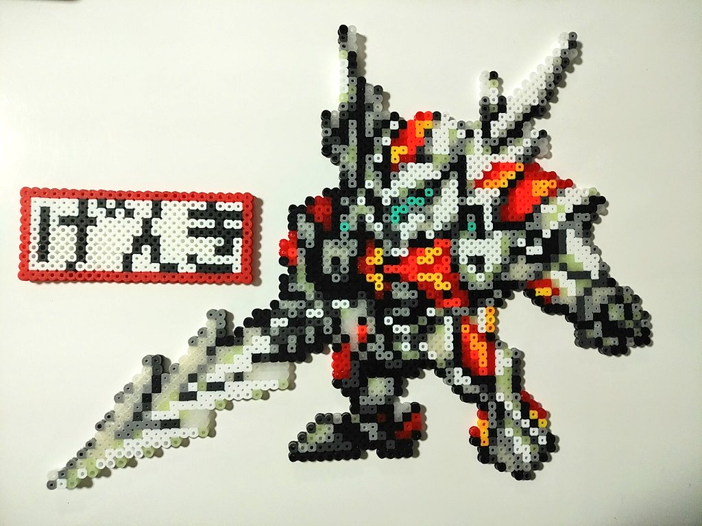 げんき アイロンビーズでスパロボjよりテッカマンブレード 参戦すると知った当時はこれはロボットなのか と疑問に感じてた その後にヤマトやゾイド ナディアとかも出たのでいずれドラえもんが参戦してもアリな気がしてきた アイロンビーズ