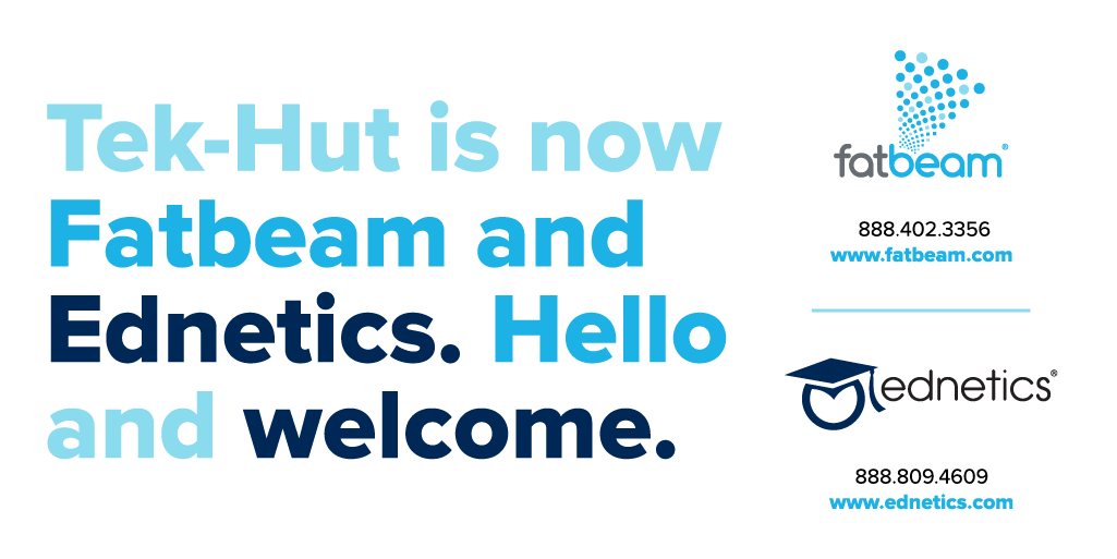 tek_hut's tweet photo. We are happy to announce that @FatbeamLLC and @ednetics have acquired Tek-Hut and the talented team behind the products and services. Read our press release to learn more! 
https://t.co/h9asG8nZOe https://t.co/yWlNiHCbh7