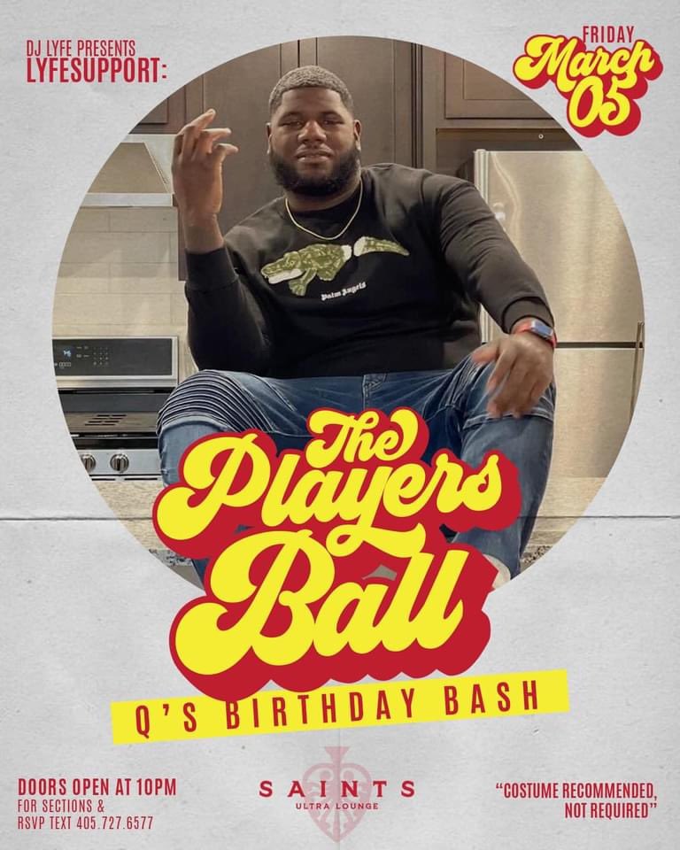 moneybagkz1's tweet photo. 4 days until #LyfeSupport The Players Ball at @SaintsLoungeokc @IamDjLyfe @lyfesupport_ @DJKEILO https://t.co/ab2SajzIsY