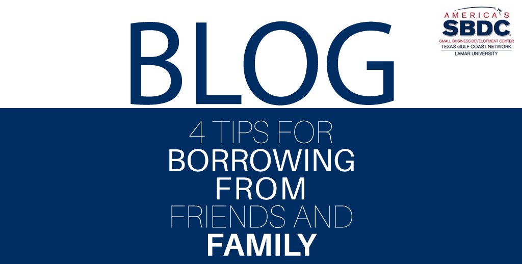 "Although borrowing from friends and family isn’t the first choice for most small business owners, it is perennially one of the best sources of financing for small businesses.
• 
Click this link to access the blog: bit.ly/3iN7OTI 
• 
#lamarsbdc #americassbdcblog #blog