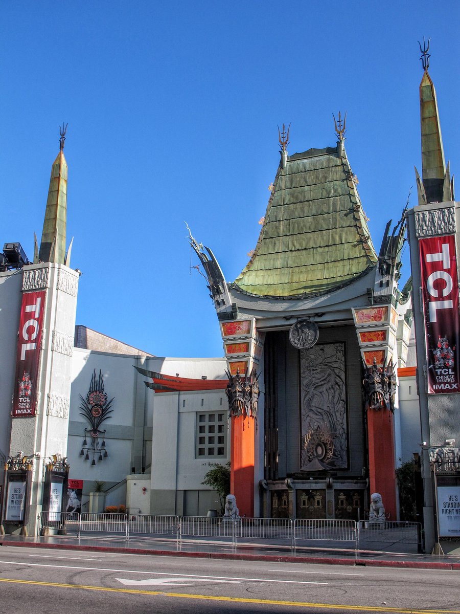 Cinemaloop's tweet photo. Grauman's Chinese Theater Opened May 18, 1927 with the premiere of Cecil B. DeMille's The King of Kings.  The last premier held here was for "The Invisible Man" February 24. 2020.  When it's announced we'll be there to cover her first premiere of 2021!  

#mannschinesetheater https://t.co/U7euutYzSY