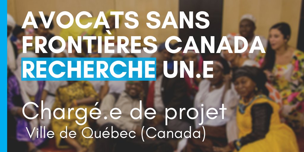 ASFCanada's tweet photo. Engagez-vous 🌐 Cette ou ce chargé.e de projet veillera sur une équipe engagée et fière de défendre les droits humains au #Mali.

Postuler maintenant: https://t.co/6xgRtIywGH https://t.co/RoN2PjxUjH
