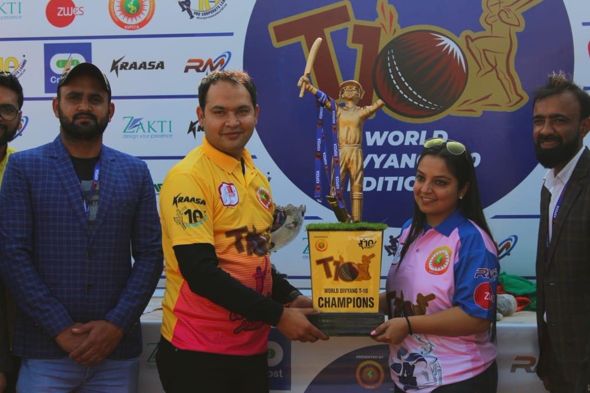 imfemalecricket's tweet photo. First time ever in history, disabled women's team to play in the T10 league. Players for the two teams have been selected from across India. 

More details about the tournament to be shared soon. 

@immishrarajeev @CharuPragya @kspcca https://t.co/1KEiBXrjlj