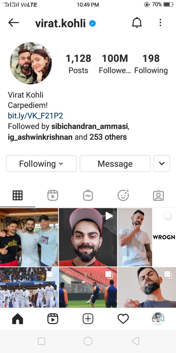 imthanigai23's tweet photo. Congrats King Kohli for reaching 100m followers on Instagram....

#1stAsian
#1stIndian
#1stCricketer to reach 100m followers on Instagram........😊😍😊

@imVkohli

#100MillionViratiansOnInsta https://t.co/Xn6wtKE1jI