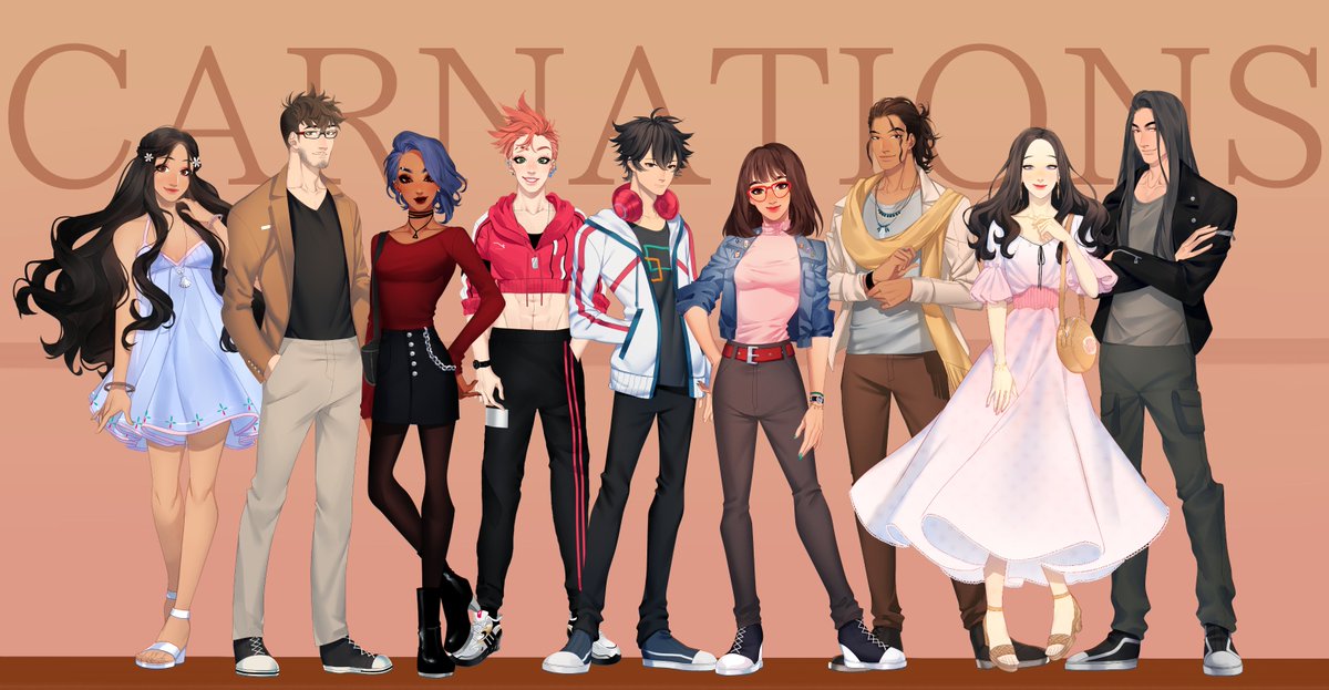 ProjectHarana's tweet photo. The gang is all here🥰

#indiegame #indiedev #videogame #IndieGameDev #gamedev #gamedeveloper #gamedevelopment #gamedeveloper #datingsim https://t.co/2pVnpIuMs7