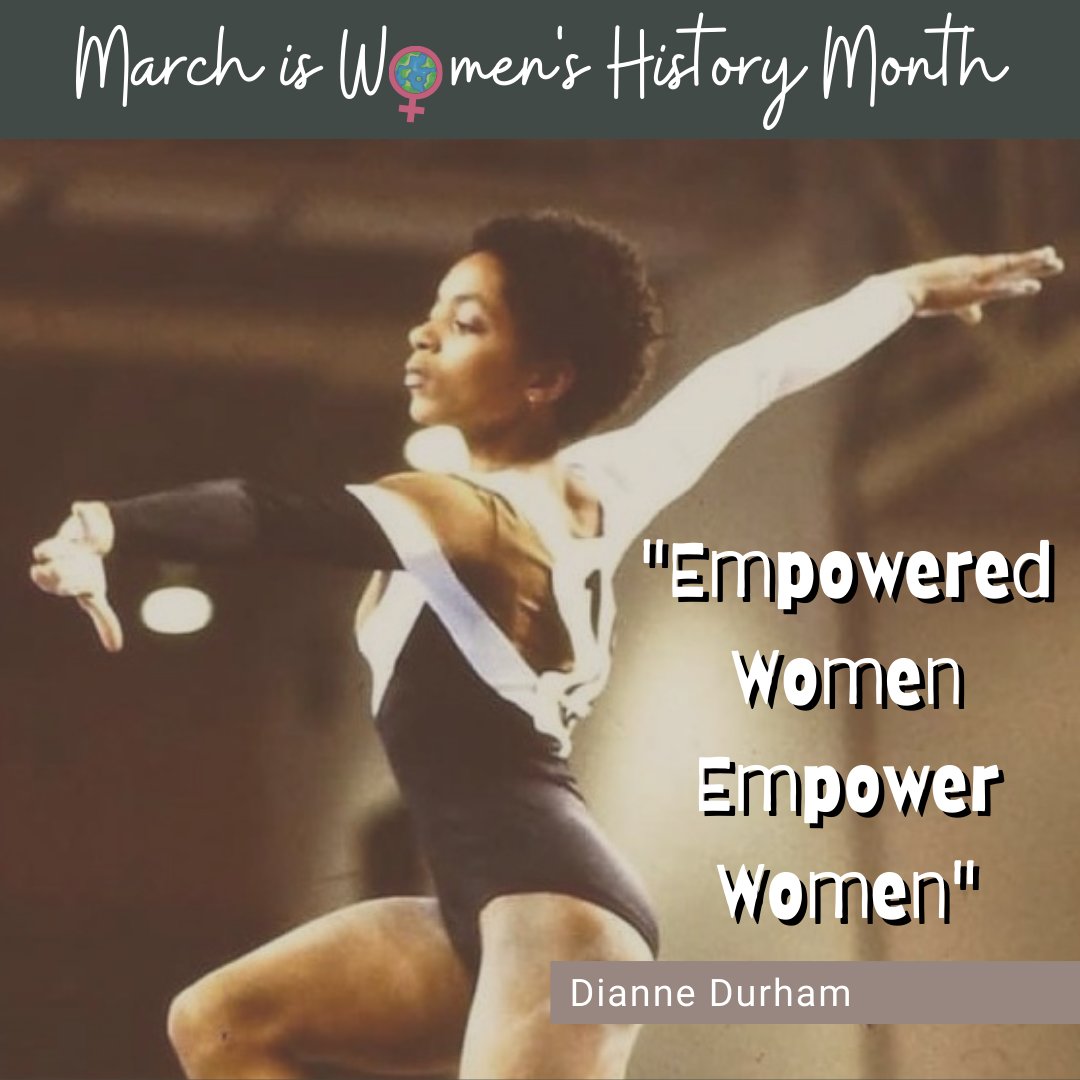 fgcfrederick's tweet photo. FGC wants to start Women’s History Month by honoring the first African American gymnast to become a national champion in 1983, Dianne Durham!
#womenshistory #fgcproud https://t.co/Tu5VLfgkVh