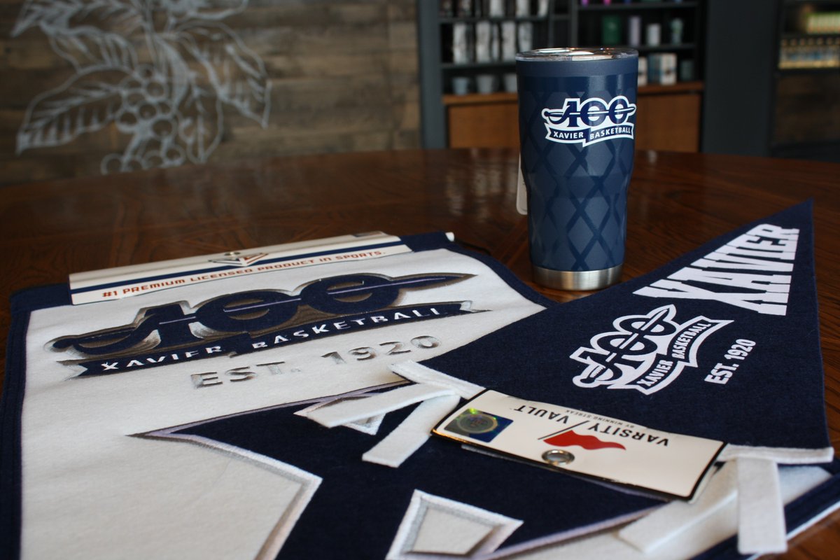 These are the perfect addition to your Xavier memorabilia collection. Head over to the <a href="/XavierBookstore/">All For One Shop</a> for all things 💯 Years. #LetsGoX

SHOP NOW: bit.ly/Shop100Years