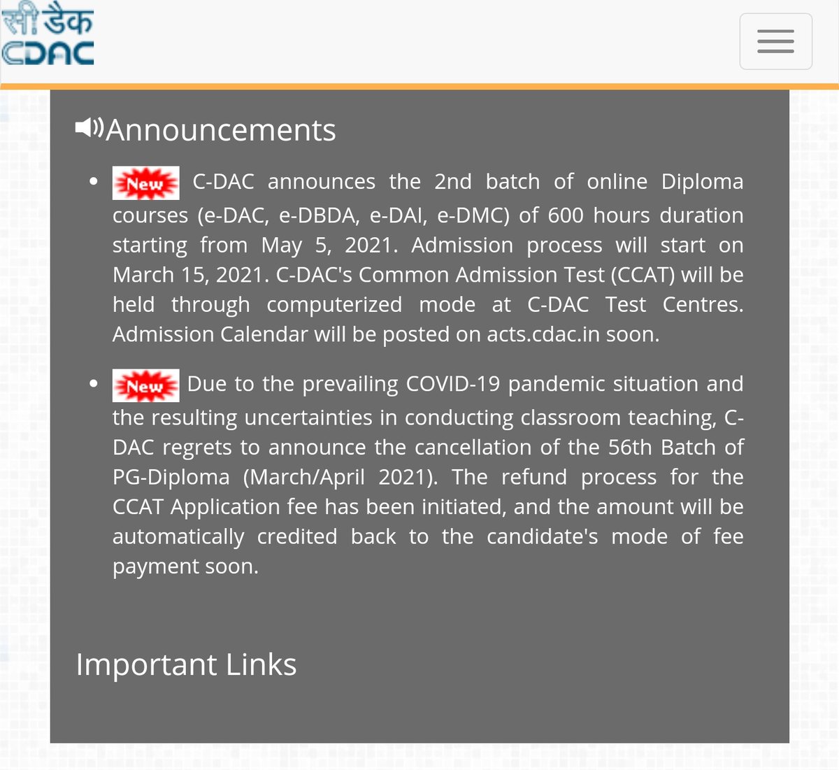 DebopamDey's tweet photo. After 4 exams, publishing results &amp; rank lists, counselling procedure, nullifing exams, publishing new academic calendar, @cdacindia decided to scrap the batch of PG Diploma Courses.
Thousands of hours of hardwork by students done through the drain
@rsprasad @ANI @NSUforStudents https://t.co/3utschWhU3