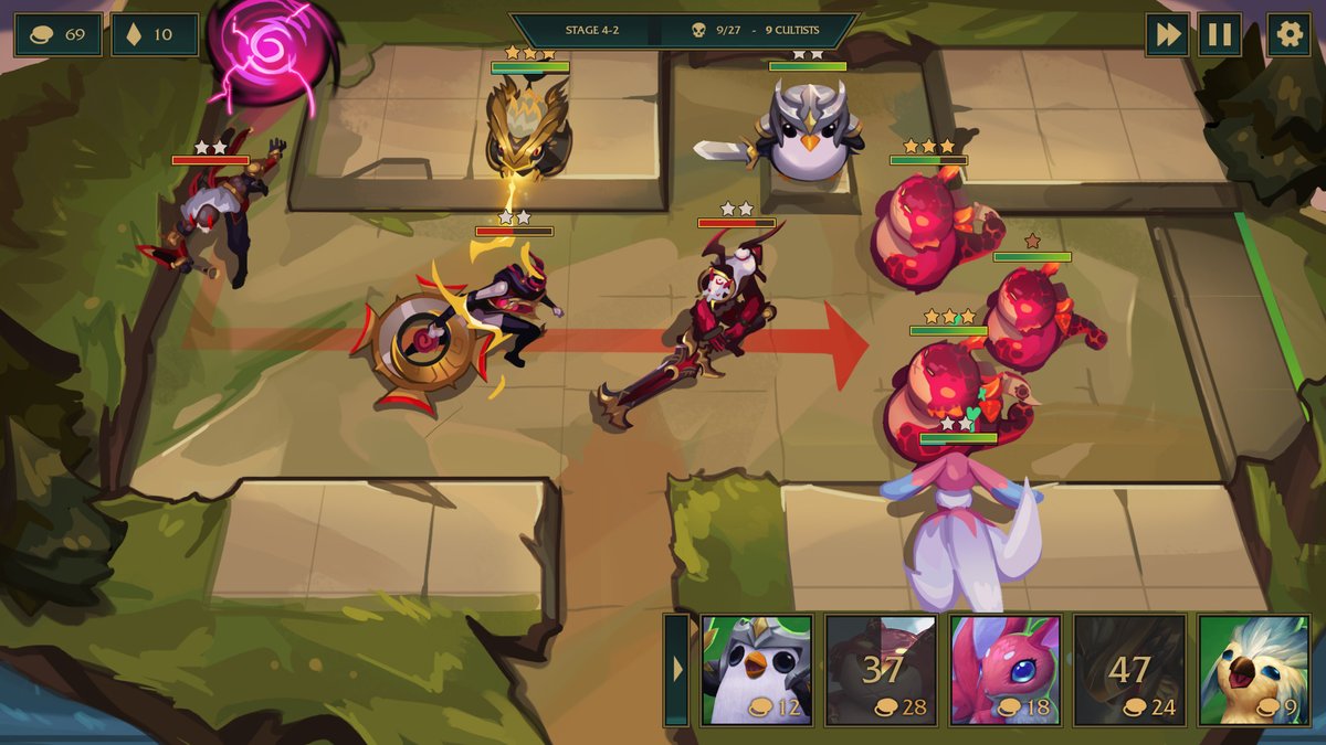 NeburaART's tweet photo. Riot's What if...?

- VALORANT if it was a turn-based tactical shooter
- League of Legends if Dota never existed and it was born just as a RTS
- TFT if it was a tower defense
- LoR if it was a soulslike https://t.co/LX7n5NS9z8