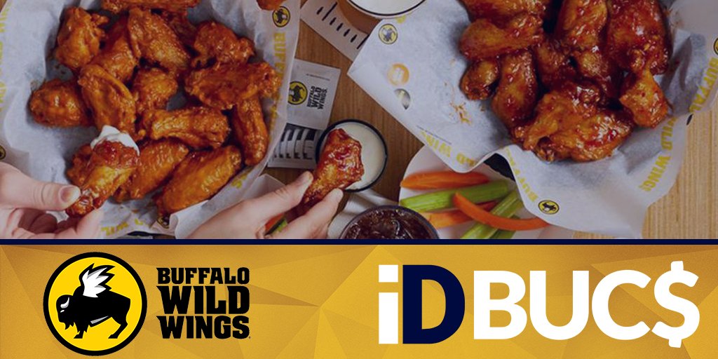 Hey Bucs! This week's #idbucs Featured Merchant is Buffalo Wild Wings! Need to feed the whole team? Check out the Family XL Bundle takeout special with 20 boneless wings, 20 traditional wings, &amp; fries for $39.99! Don't forget to load up some ID Buc$ before you go!
#etsu #gobucs