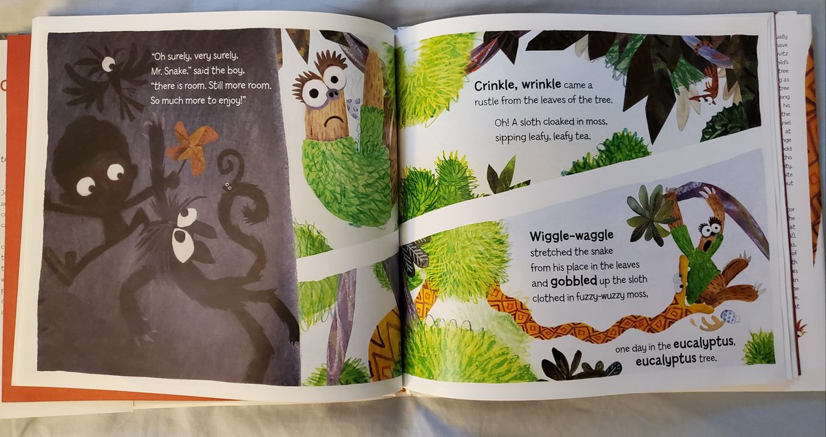KidsBooksJunkie's tweet photo. This book by @danielbernstrom &amp; @BRENDAN_WENZEL is a favorite! It rhymes, has a chorus and features a funny story! I have taken inspiration from its use of unconventional spreads, allowing for many action "shots" and lots of words (like my book). #authorschronicles #artdirection https://t.co/mAHO5g45dN