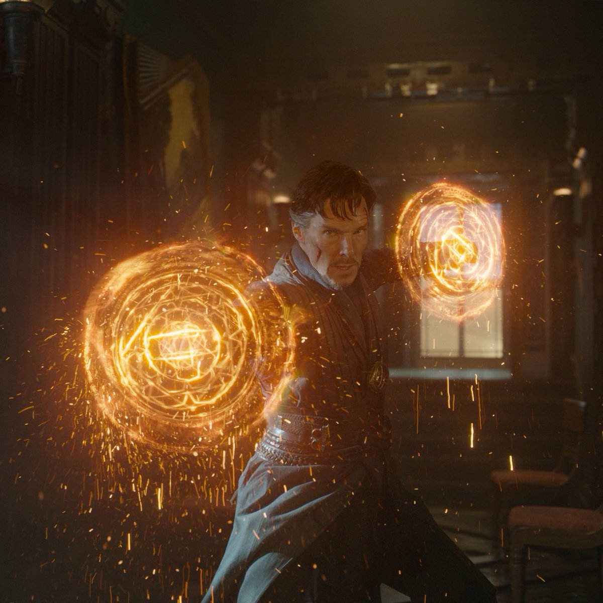 spideysnews's tweet photo. WARNING: POSSIBLE #WandaVision FINALE SPOILERS

Benedict Cumberbatch/Doctor Strange is reportedly set to appear in all three projects of the Multiverse trilogy. 

- WandaVision (Murphy's Multiverse)
- Spider-Man: No Way Home (THR)
- Doctor Strange: In the Multiverse of Madness https://t.co/b953b5aBJS