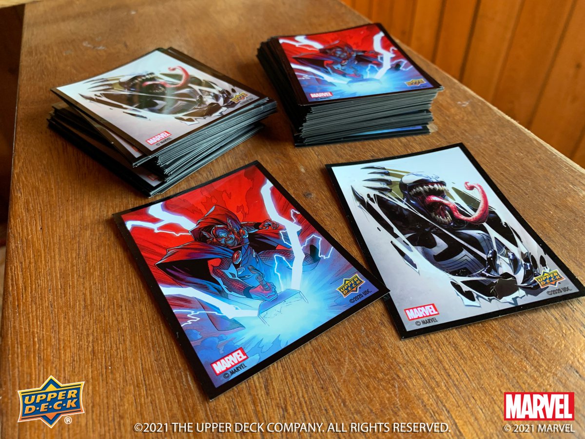 Another magnificent Monday! Check out these awesome Marvel card sleeves. You can find the whole line on our store website here: https://t.co/hTb20DswbO 

#Marvel #UpperDeck #cards #accessories #MarvelMonday #collectibles #Thor #Venom https://t.co/twVv2t9YxS