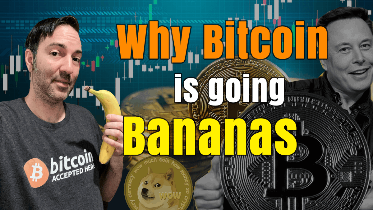 jsherm76's tweet photo. In this video I talk about the recent surge in the price of #Bitcoin - much reasons - so bananas - #cryptocurrency #Video 
https://t.co/6gJQJZISia https://t.co/PXNHQlFfvu
