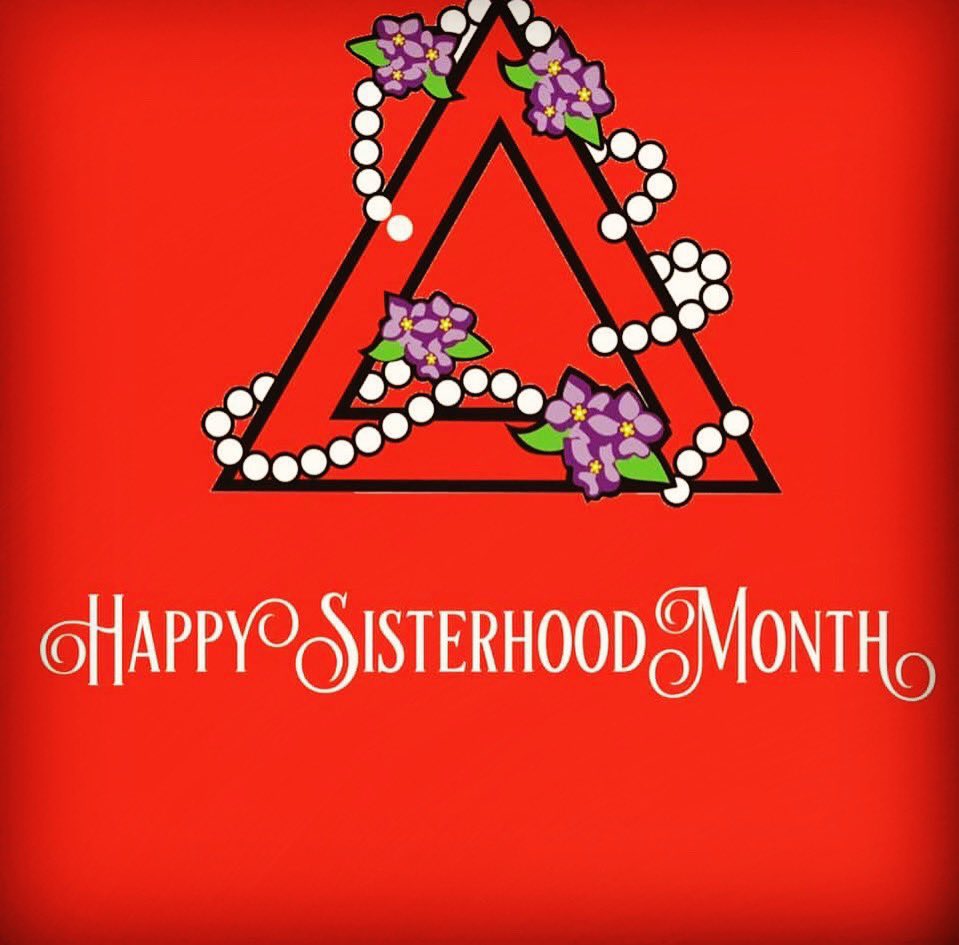 DeltasZB's tweet photo. Happy sisterhood month Sorors 😚❤️ take this month to uplift and love the sisters you celebrate https://t.co/uDH4fauC3a