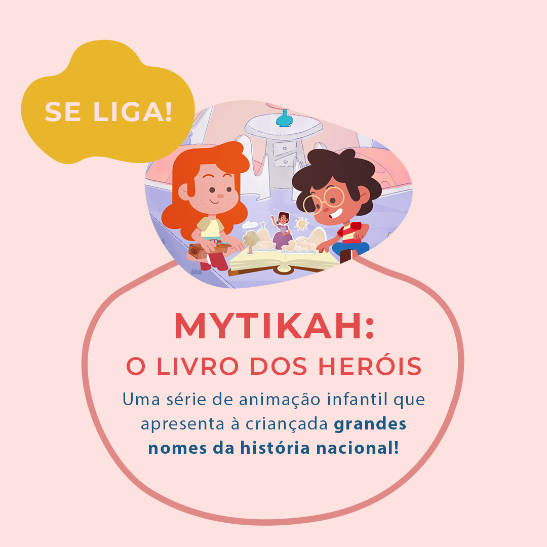 espacodeser's tweet image. Você já ouviu falar na série de animação infantil #Mytikah: o livro dos heróis? 🤔Uma ótima oportunidade de apresentar a #cultura do nosso país para a criançada, o desenho traz de forma lúdica e divertida, histórias de grandes #personalidadesbrasileiras como Zumbi e Tiradentes!