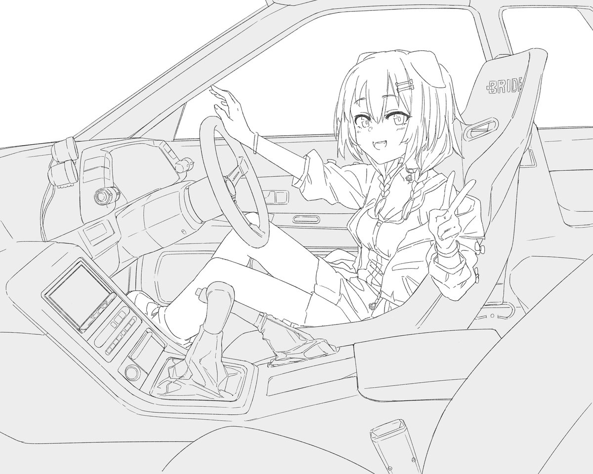 出来た。ころ32の線画が。 