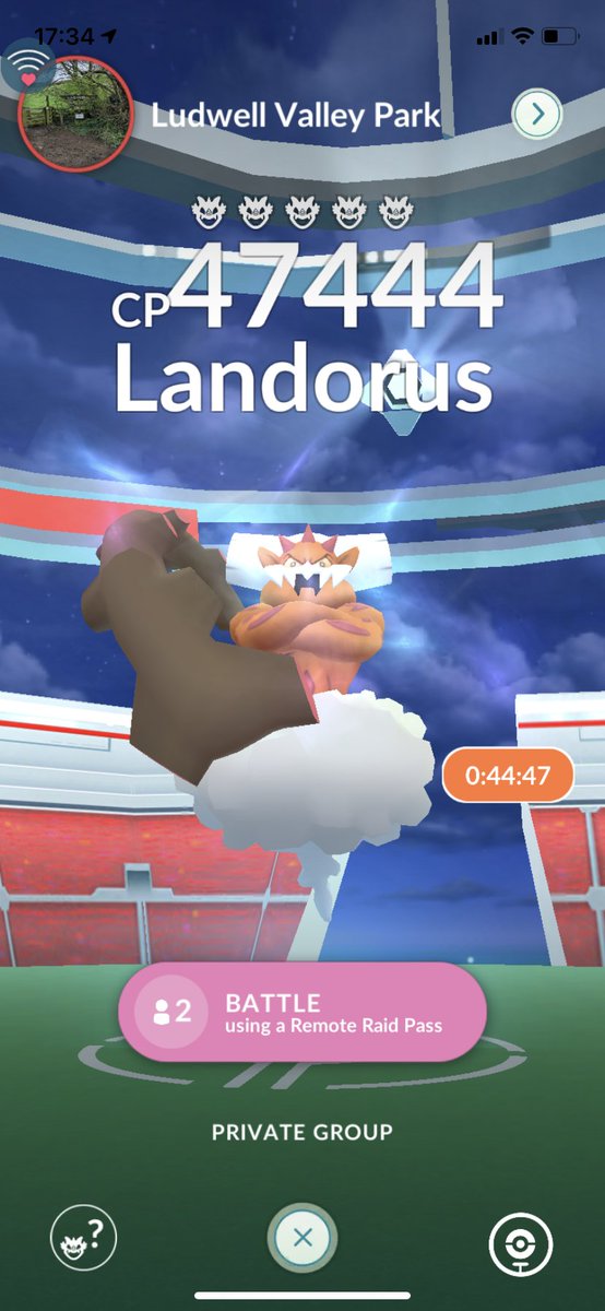 Dojakid2's tweet photo. Add now for landorus raid #PokemonGoRaids #Landorus https://t.co/MrvyUyi9f1